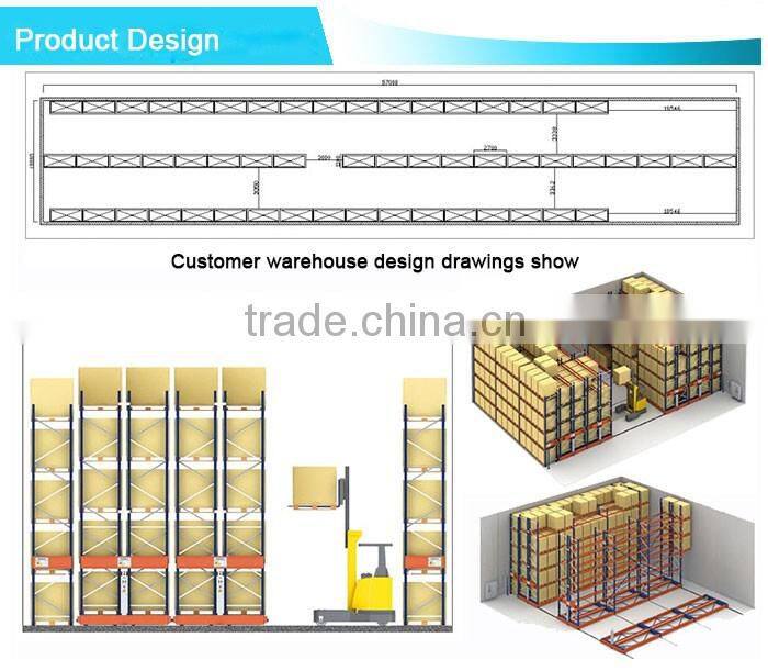Adjustable warehouse storage steel panel heavy duty rack system