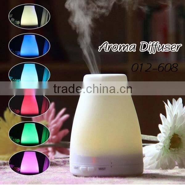 Mini portable skincare Essential Oil Aroma Diffuser Wholesale change color LED Light with Electric air cool mist Aroma Diffuser