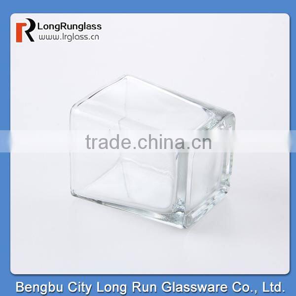 LongRun 200ml fancy square drinking glass cup and mug