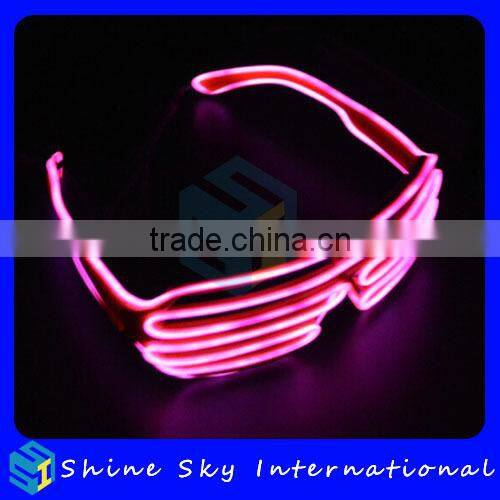 Hot Selling Ligh Up Party Supplies Light Up Glasses for Halloween/Christmas/New Year Party