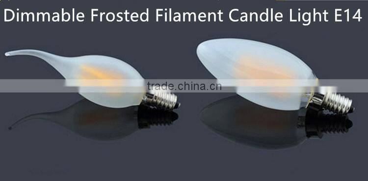 Dimmable 8W E27 LED Filament Bulb 2700K 2W 4W 6W 8W with AC100-240V