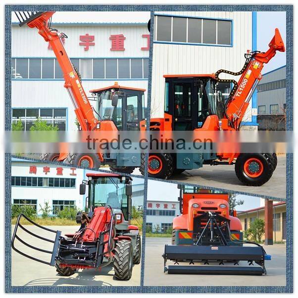 China telescopic front hydraulic wheel loader