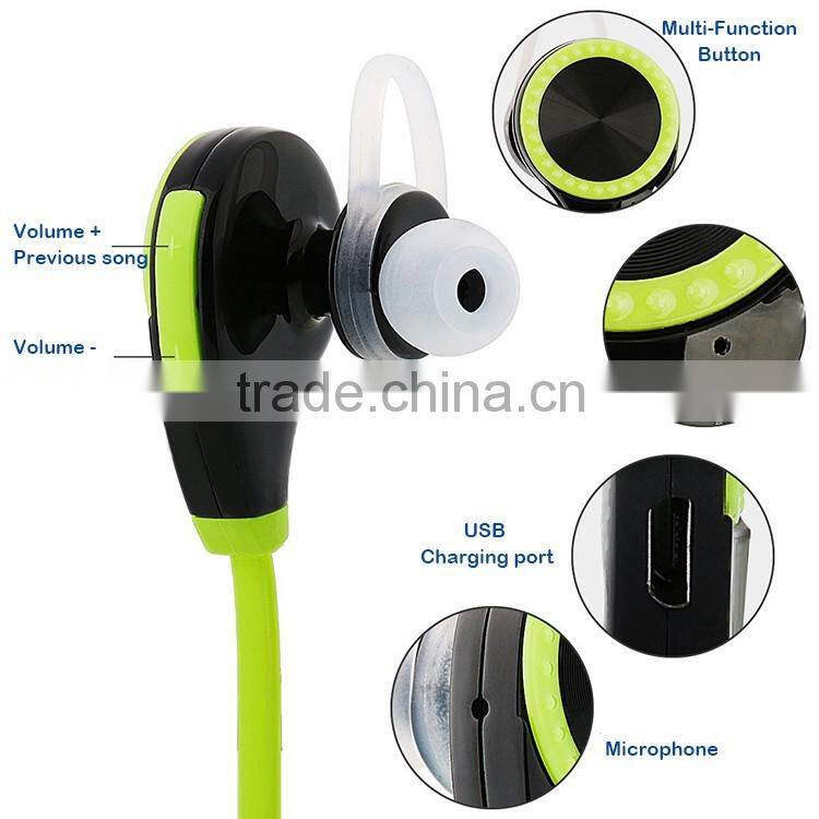 YTD-Q8 Cellphone Use Bluetooth Earphone Sport Earphone Headphone