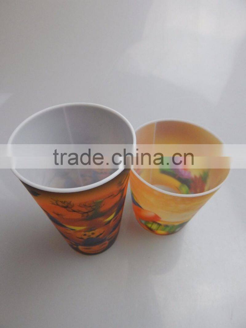 2016 Hot 280ML 3D Plastic Cup in PP material for kids