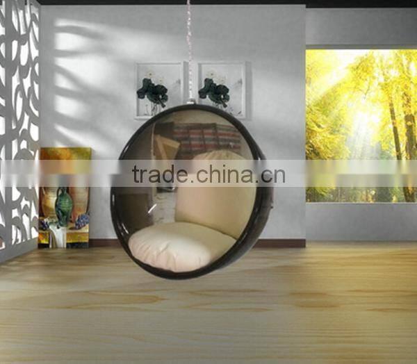 Top class import wholesale solid acrylic material acrylic chair hang from factory