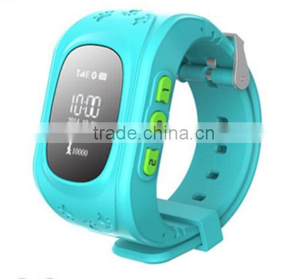 silicone kids smart watch gps tracker