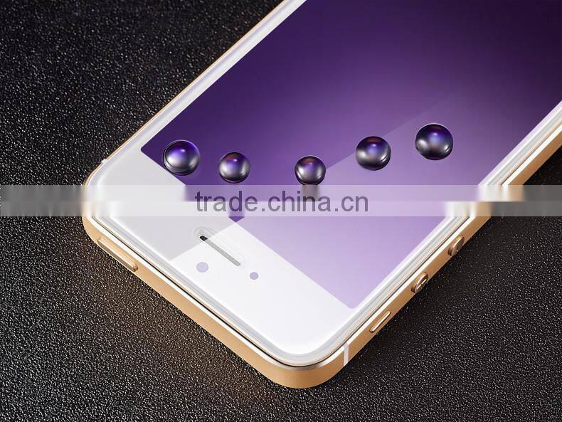 2016 NEW products of anti blue ray tempered glasses screen protector film for iPhone 6