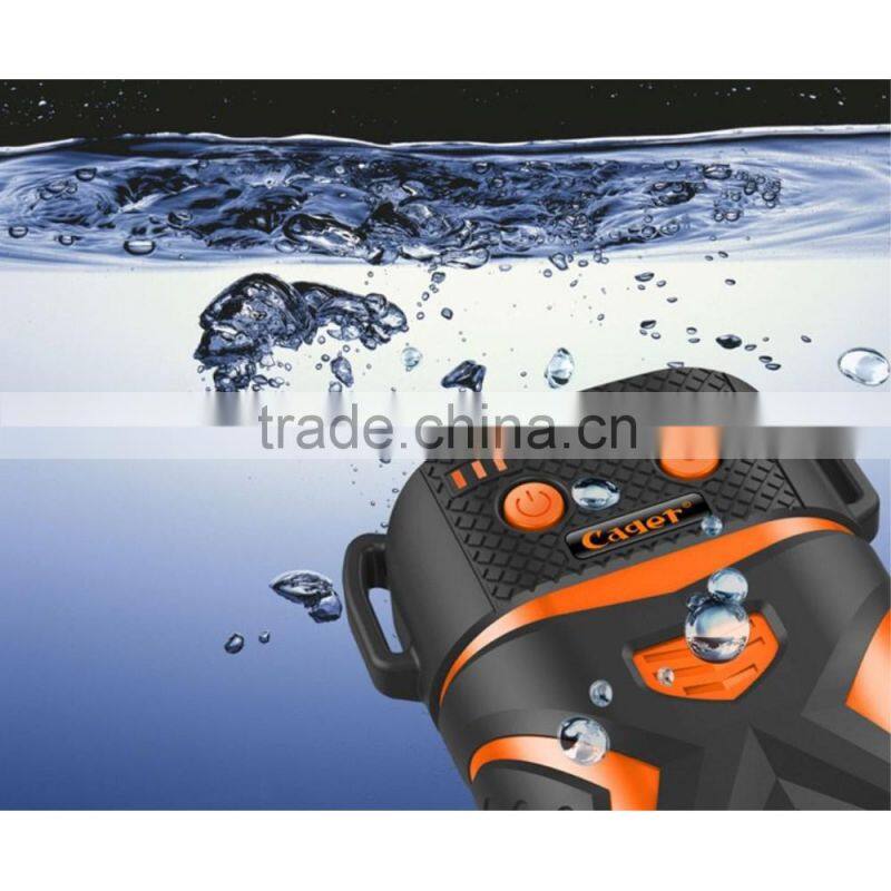 Cager WP11 5600mAh Waterproof Dustproof Drop-resistant Power Bank Built-in Laser Pointer & SOS Signal Light