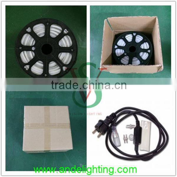 LED rope lights bright colored green rope light Christmas lights