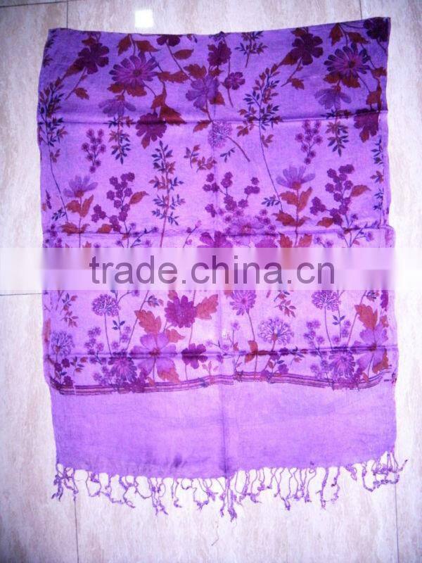 Stylish Yellow Shaded Scarf 2013