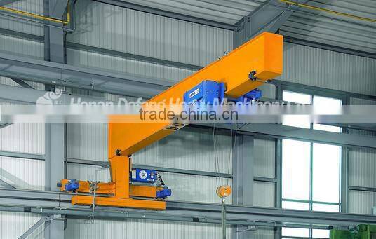 @@0.5-5T Wall Mounted Jib Crane and Wall Traveling Jib Crane, 180/270/360 Degree Swing Jib Crane with Electric Hoist