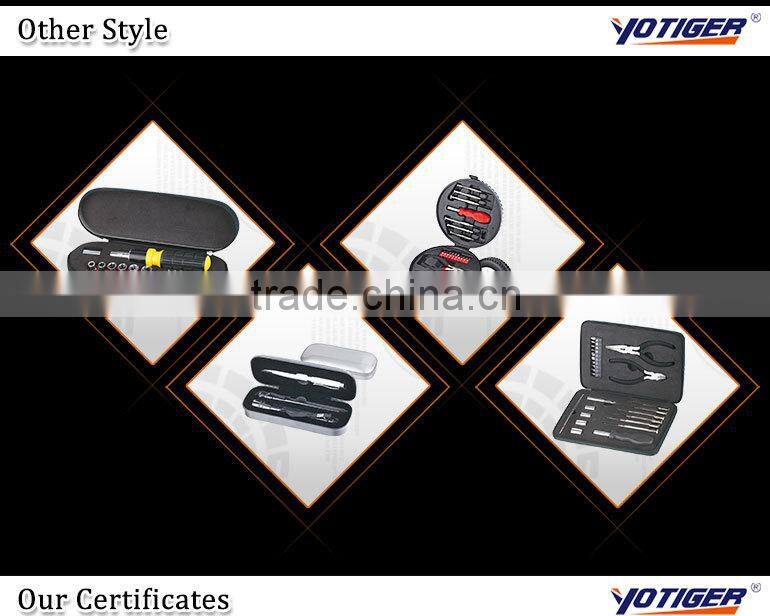 18Pcs Portable Gift Tool Kit, Mini Metal Tin Box Tool set