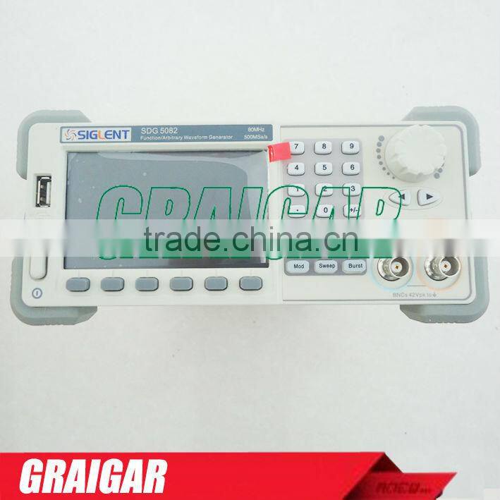 New Siglent SDG5082 Function/Arbitrary Waveform Generator 80MHz; 500MSa/s Real Sample Rate