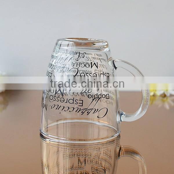 Hot selling glass coffee mug