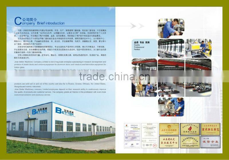 Aluminum window profile automatic water solt processing machine