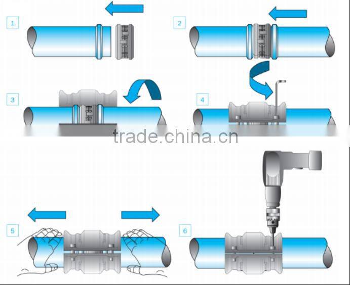 blue air Tube pipe line for Industry