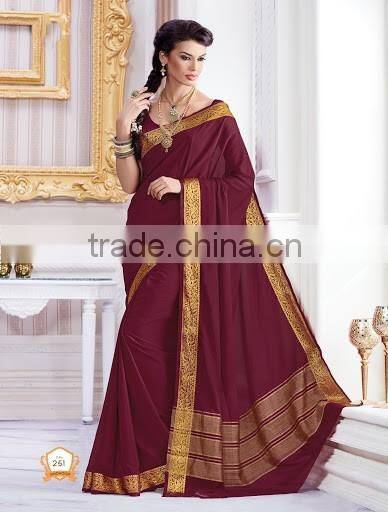 Red Kanchipuram Silk Trendy Saree