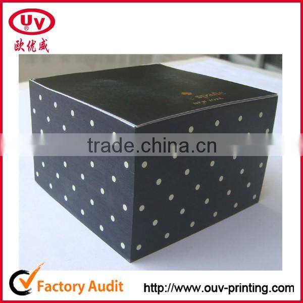 2016 custom printed paper cube memo pad