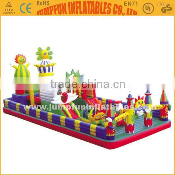 JFIP-183 INFLATABLE SLIDE AND OBSTACLE COURSE,CHILDREN PLAY ZONE INFLATABLE AIR BOUNCER/FUN CITY