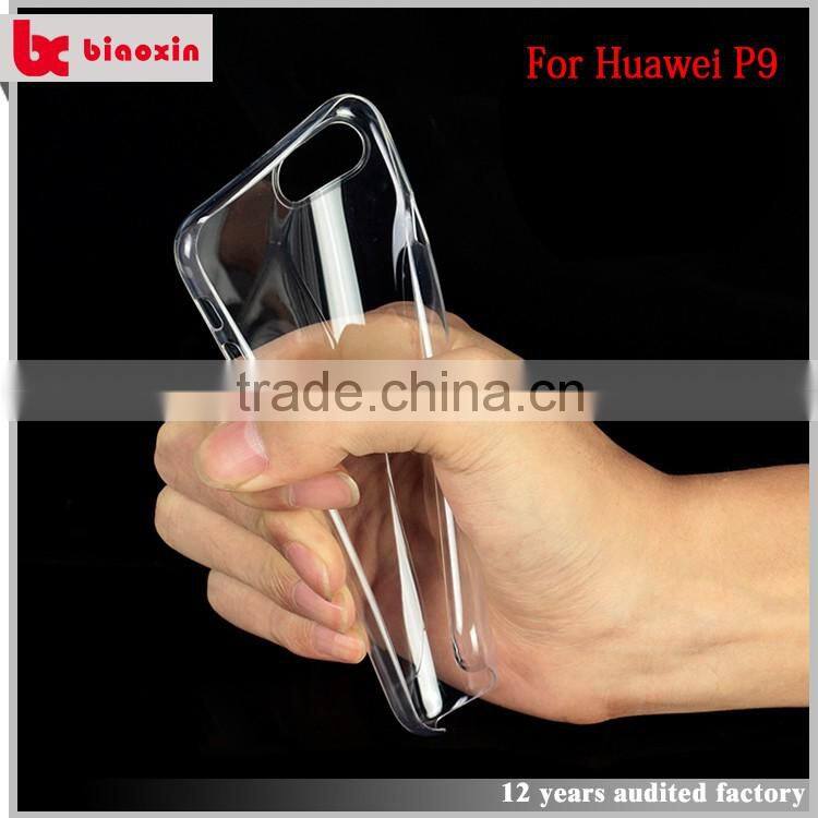 Factory price and free sample clear case cover for huawei p9