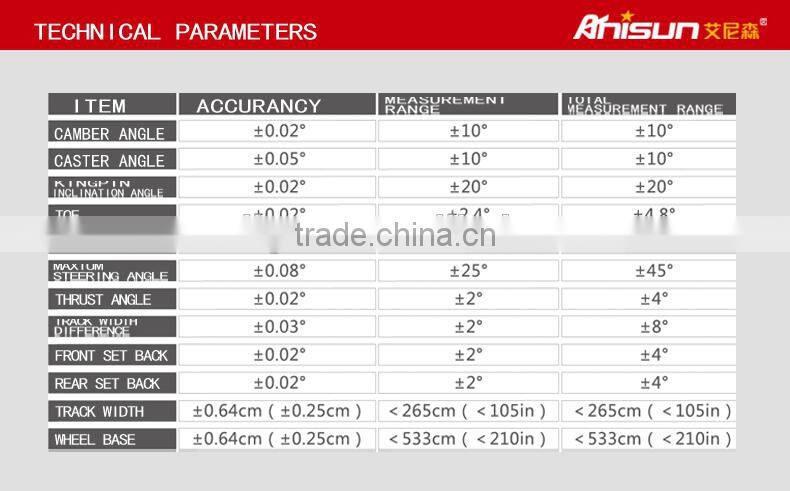 wheel alignment machine price as car diagnostic tools, the column can be up and down driven by motor