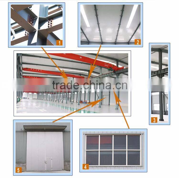 Export to Malaysia hot sale factory steel structure warehouse