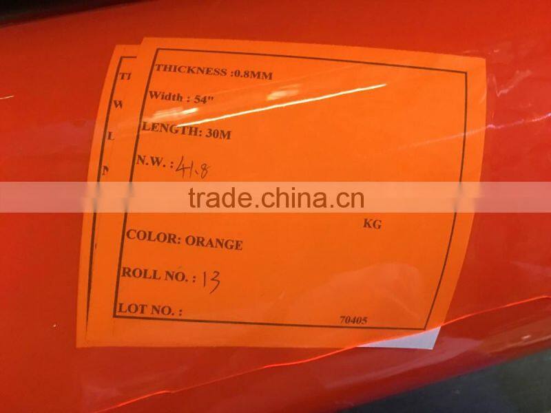 Color Super Clear Film / Colored Transparent Soft Sheet in Rolls