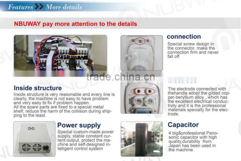 IPL/SHR fda approved laser hair removal machine for for the very best treatment results