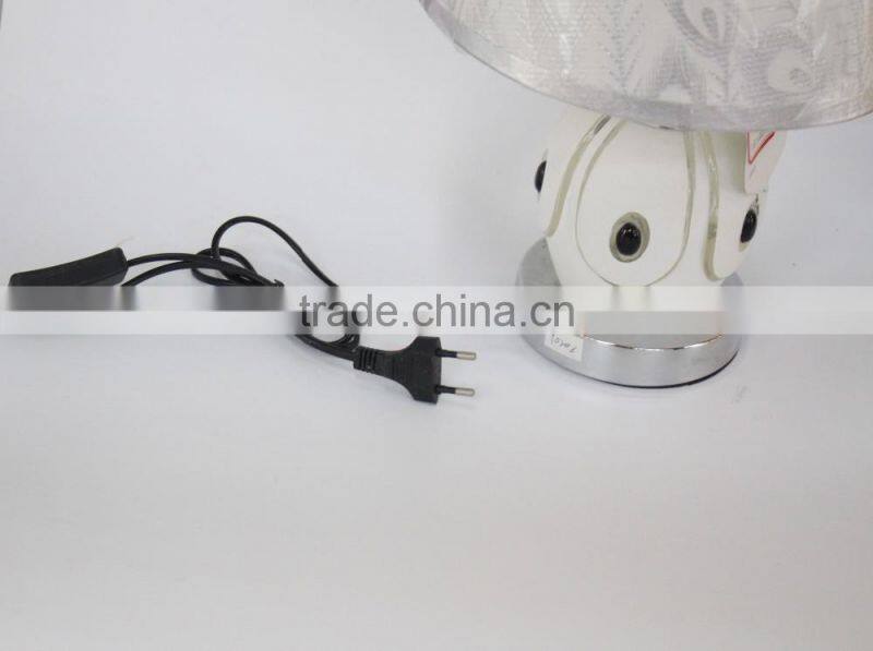 No.1 yiwu exporting commission agent wanted hot sales white girls bedside table lamp for home/hotel