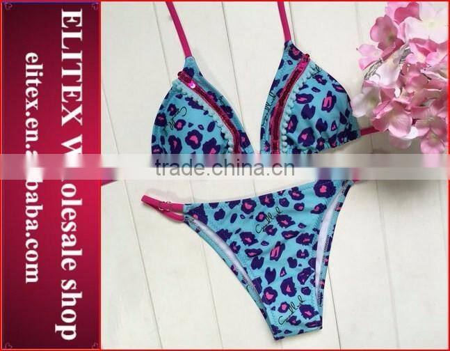 2017 Newest smoking sexy print swimsuit CK356