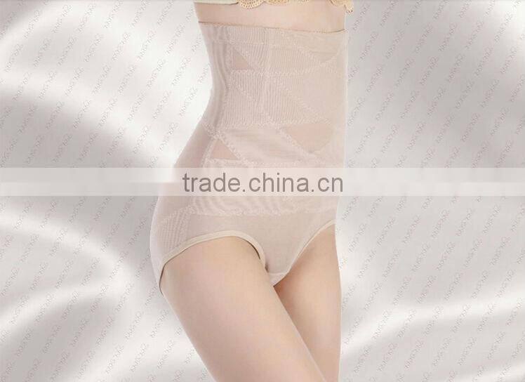 2014 New Design Women High Waist Tummy Control Body Shaper Briefs Slimming Pants Knickers Trimmer Tuck BLACK XXXL