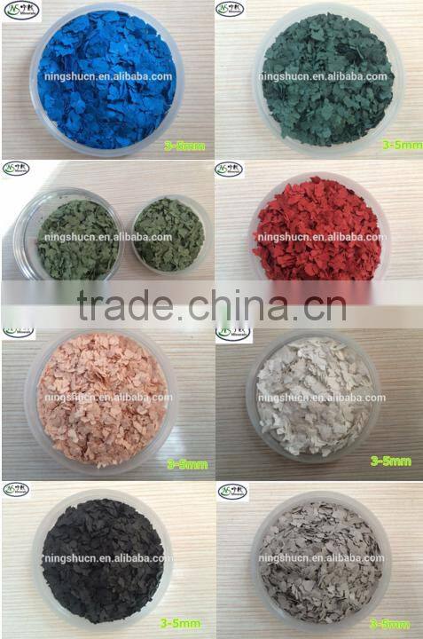 High Quality Colored Decorative Composite Rock Chips Flakes for Painting