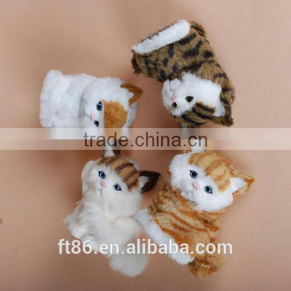 2014 new popular Christmas decoration animal model Animal gifts cat