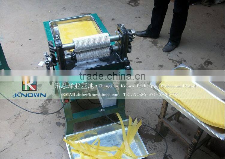 laptop type beeswax foundation press machine easily making