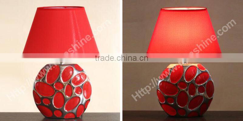 2014 china red new design modern Table Lamp