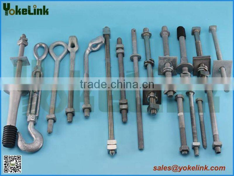 5/8''Carbon steel long bolt eye
