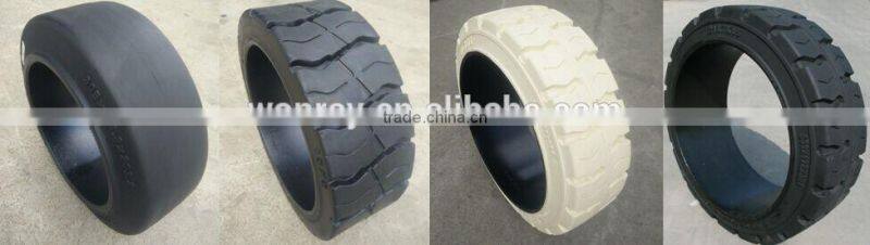 high quality smooth pattern press on solid tyres 15x5x11 1/4 16x7x10 1/2 18x7x12 1/8 for sale
