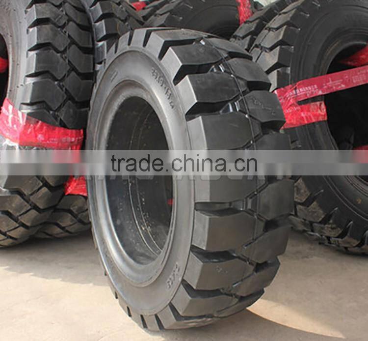 solid forklift tire 21x7x15, 600-9 forklift solid pneumatic tires (various size)
