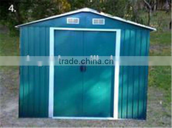 steel metal garden house/2015 hot sale garden room