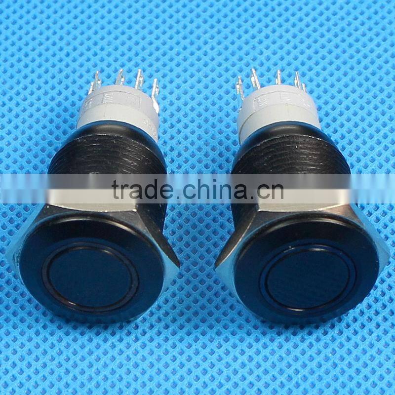 16mm push button waterproof switch