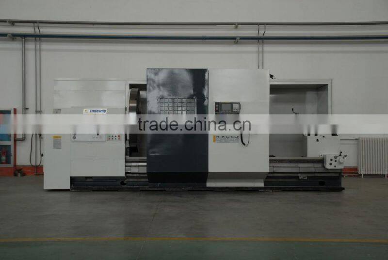 Horizontal CNC Heavy Duty Lathe Machine / Large Sized CNC Horizontal Lathe