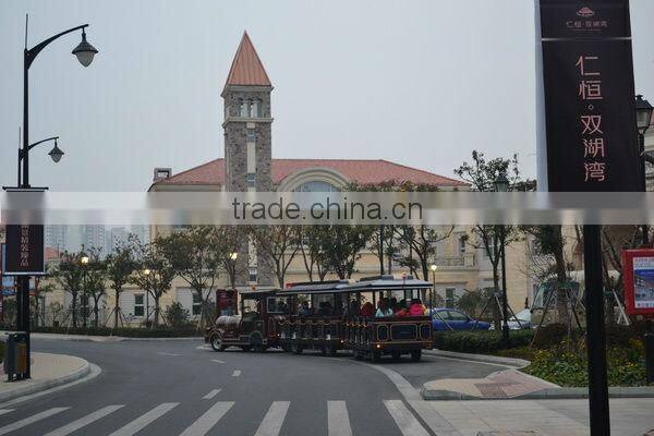 Tourist Road Train,outdoor trackless train,amusement prak train