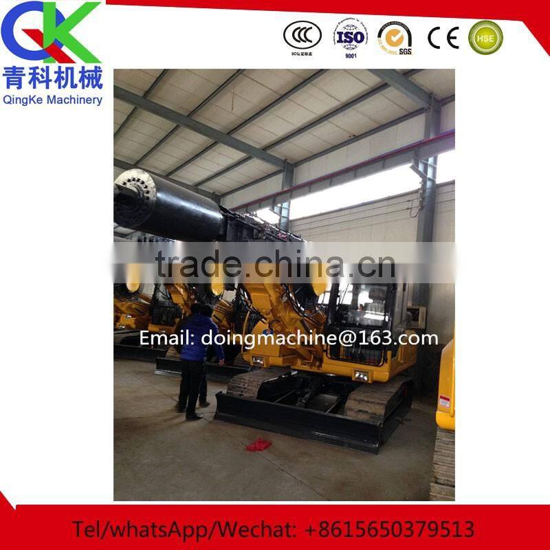 QK crawler hydraulic rotary drilling rig portable drilling rig