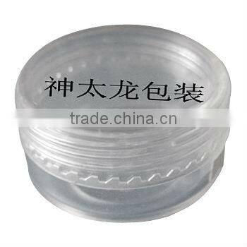 Clear plastic jars cosmetic jar 10g