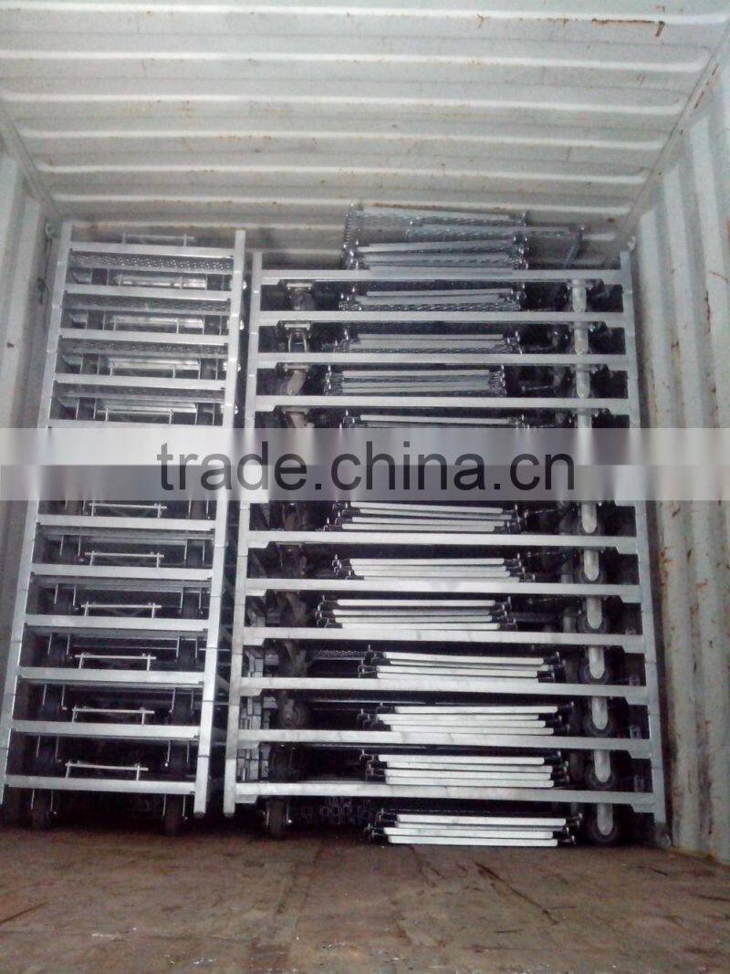 display flower pot trolley / factory shelves