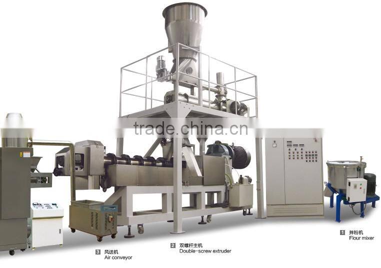 High quality Textured soya bean chunks processing machine
