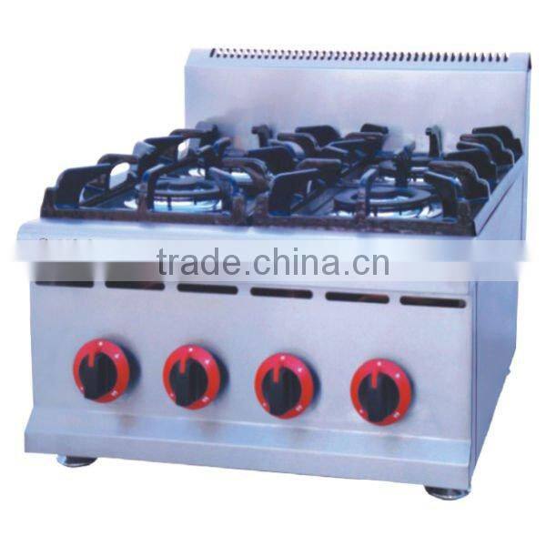 Commercial Gas Counter Top Combination Kitchen Cooker