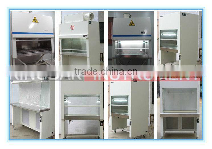 clean biological safety cabinet with alarm