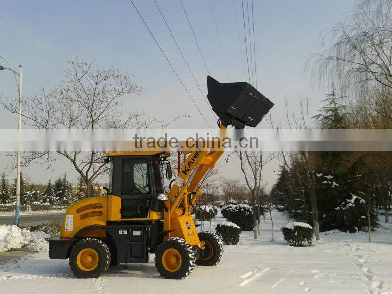 1.5tons mini wheel loader with Europe 3 engine- CE Construction equipment