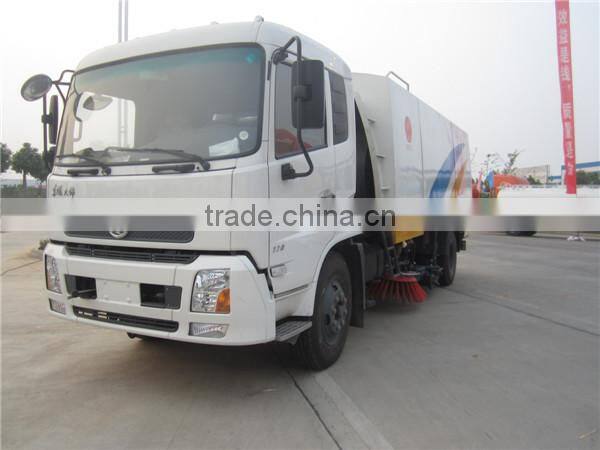 large dongfeng 6 wheel road sweepers for sale